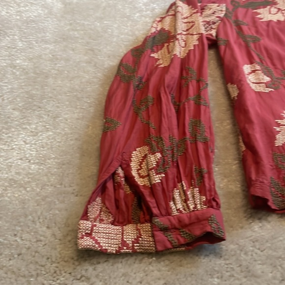 Pink/Red Payal Pratap Blouse from Anthropologie, Size 4 - Picture 5 of 9
